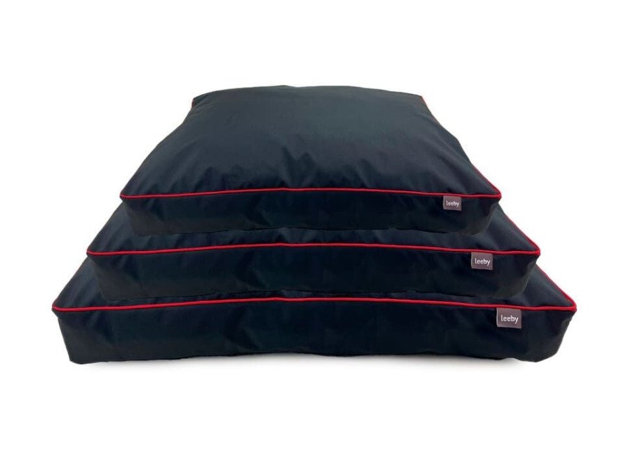 Leeby Colchoneta Waterproof Antipelo negra para perro