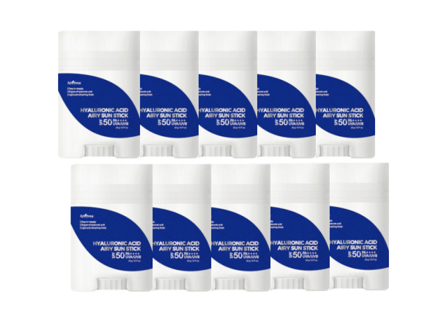 Isntree [Oferta] Hyaluronic Acid Airy Sun Stick – 22g (10c/u) Set