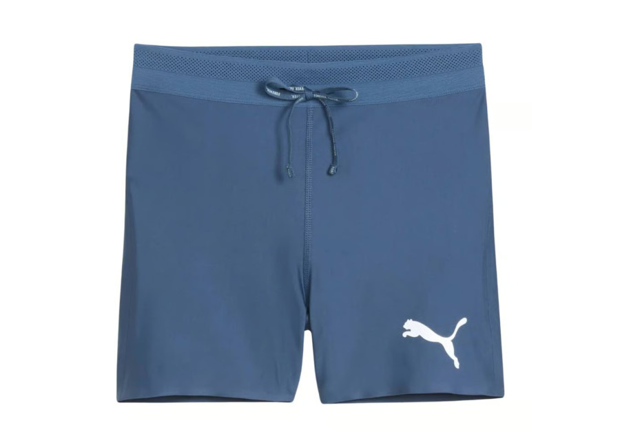 Malla Corta Puma Raceday Ultraform 3″ Azul Mujer