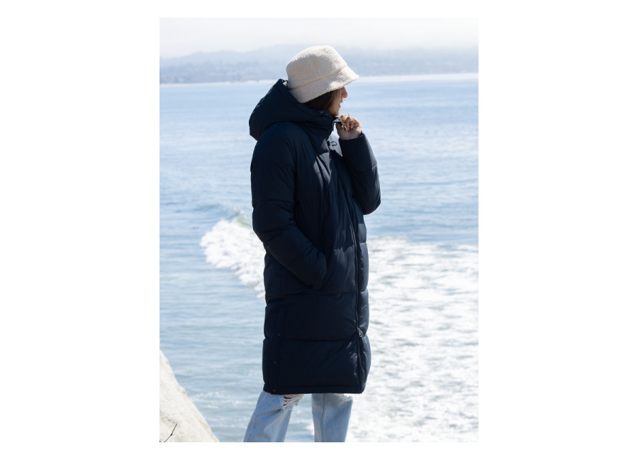 Roxy – Test Of Time – Chaqueta acolchada con capucha Negro mujer