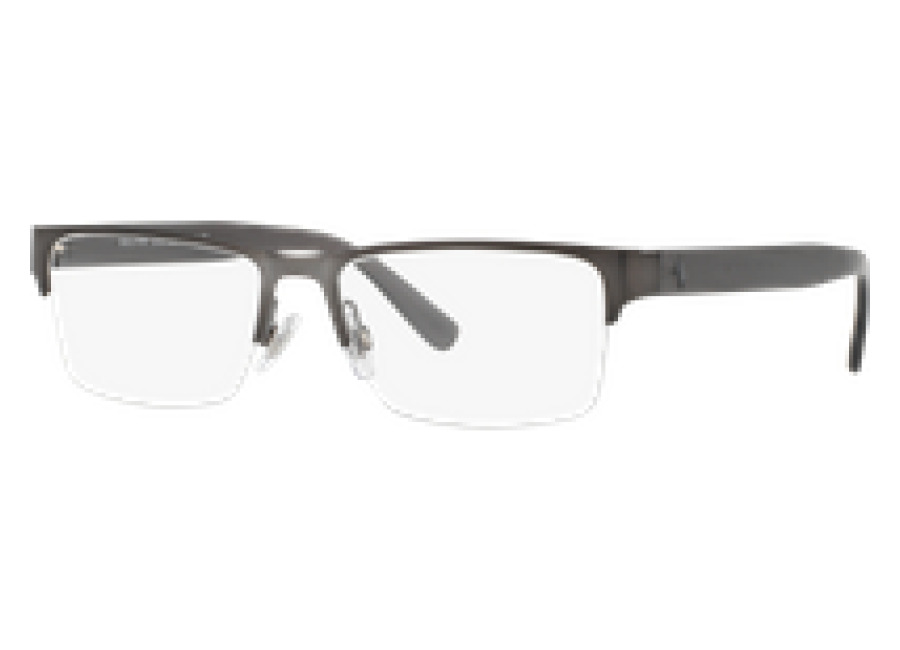 Polo Ralph Lauren Hombre Polo Ralph Lauren 9157 Monturas ópticas Metal Gris Cuadrada Norma
