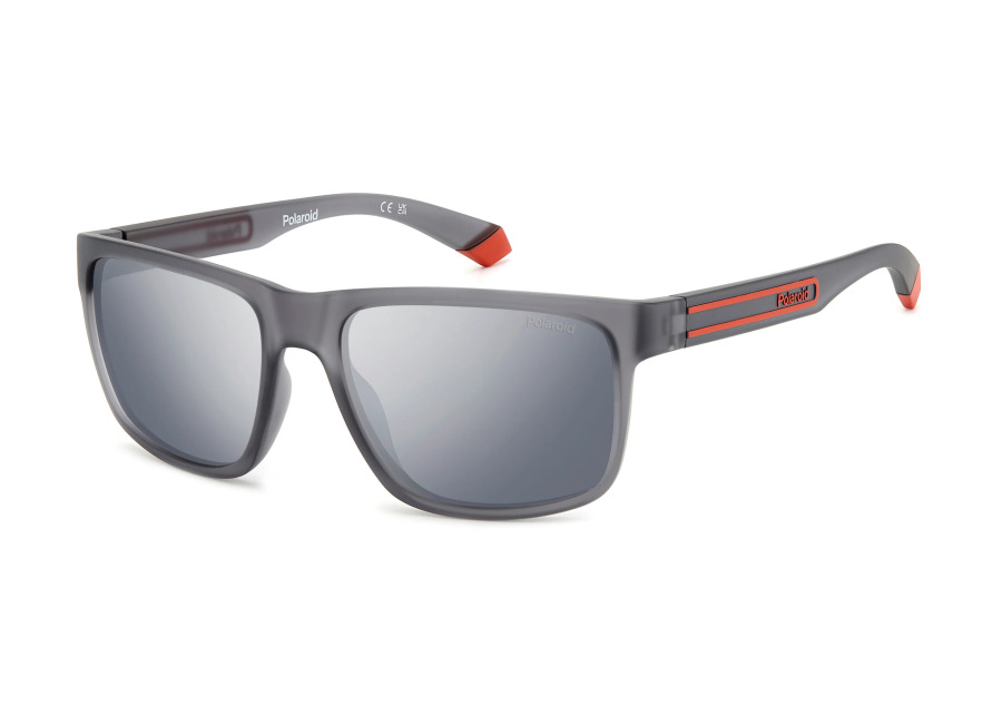 Polaroid Hombre Polaroid PLD 2157/S RIW/EX Gafas de sol Plástico Gris Gris Cuadrada Polarizado Espejo