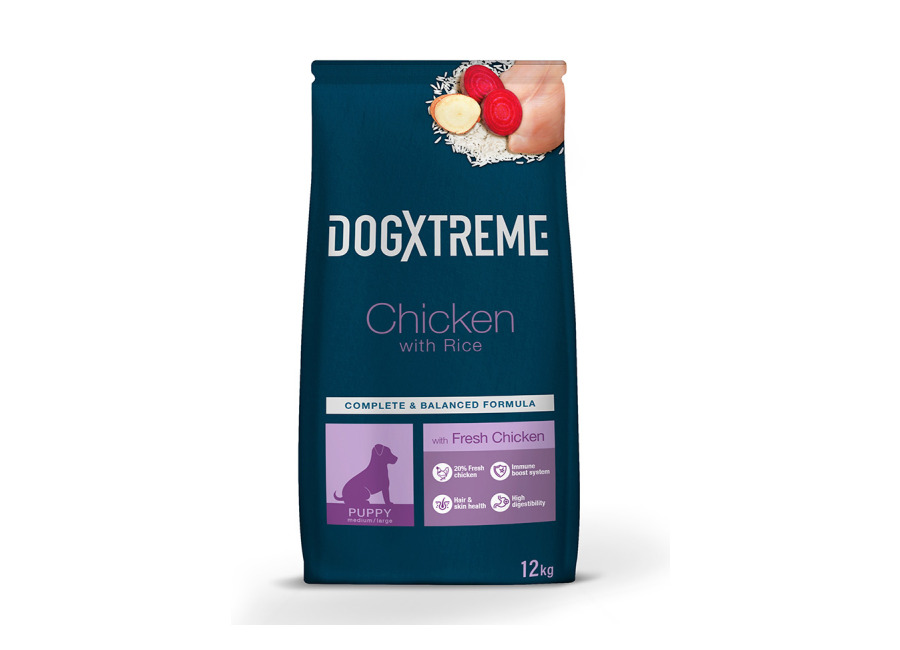 Dogxtreme 2 x 3 kg Dogxtreme Puppy Pollo y Arroz pienso ¡Pack ahorro!