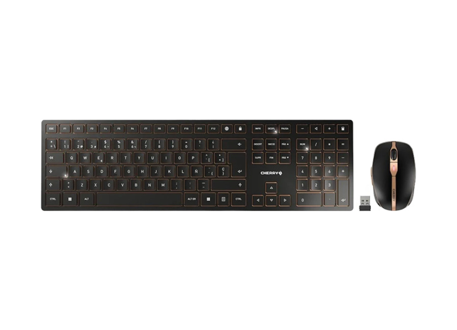Cherry Kit teclado y ratón Cherry DW 9100 Slim Inalámbrico Españo