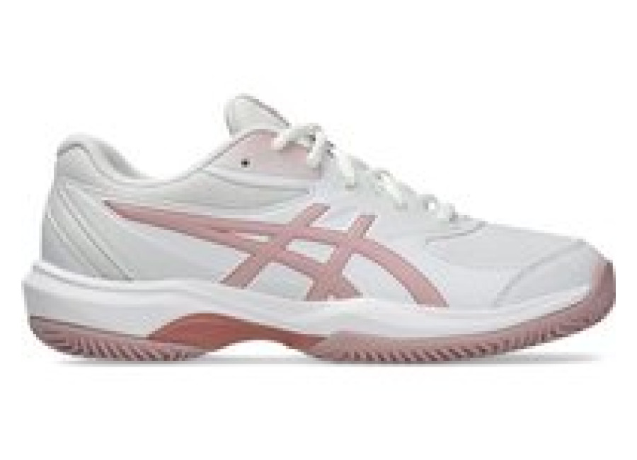 Asics Zapatillas de Tenis ASICS Gel-Game Gs Clay/Oc Infantil Blanco/Morganite