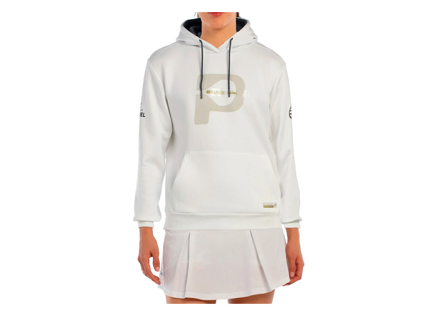 Bullpadel AEREA Mujer Blanco PREMIER PADEL (Sudadera)