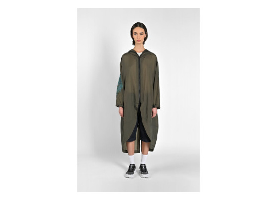 canadian classics para mujer. cn.gs225002w parka sheila verde , casual, nylon, manga larga