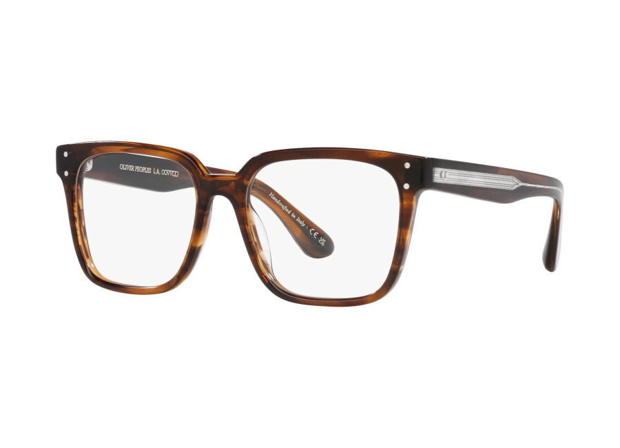 Oliver Peoples Unisex Oliver Peoples PARCELL 1724 Monturas ópticas Acetato Marrón Transparente Cuadrada Norma