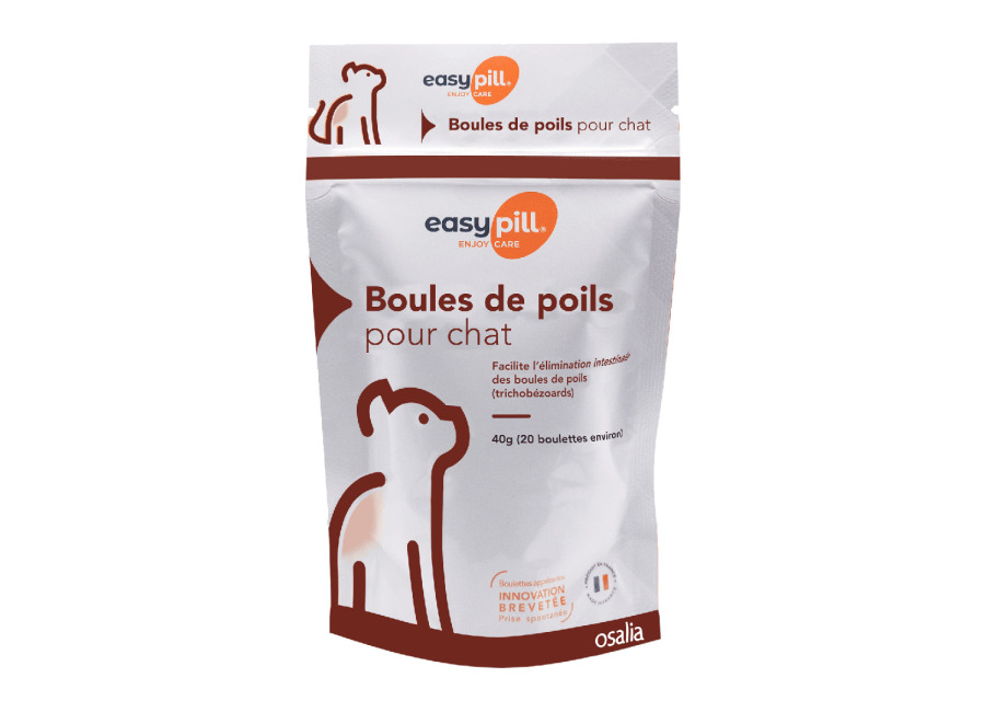EasyPill Osalia Easypill Hairball complemento alimenticio para gatos – 40 x 2 g – Pack Ahorro