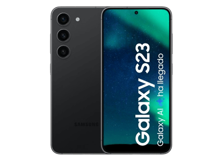 REACONDICIONADO Seminuevo Excelente Samsung Galaxy S23 5G, Phantom Black, 256GB, 8GB RAM, 6.1″ FHD+, Qualcomm Snapdragon, 3900mAh, Android 13