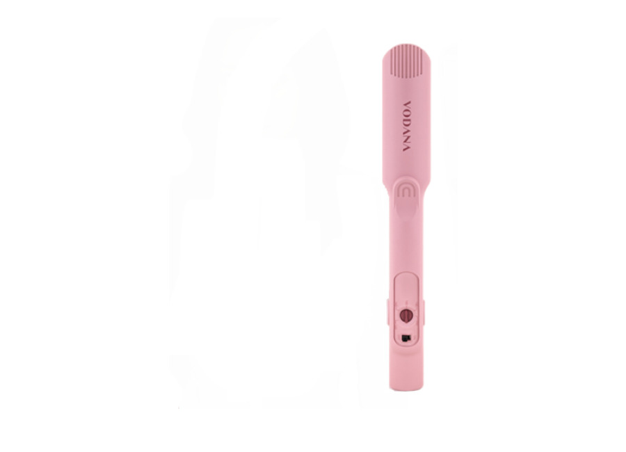 Vodana Twin Softbar Wide Flat Iron 1.5inch (100-240V) – 1pieza – Milk Tea Rose