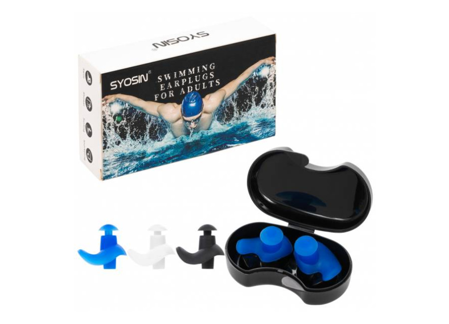 Syosin Adulto Tapones para los oídos de natación Pack de 3 X001AY5Z5N