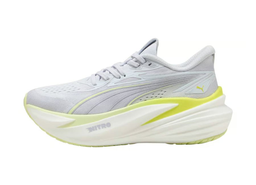 Zapatillas Puma MagMax NITRO 2 Gris Amarillo SS26 Mujer