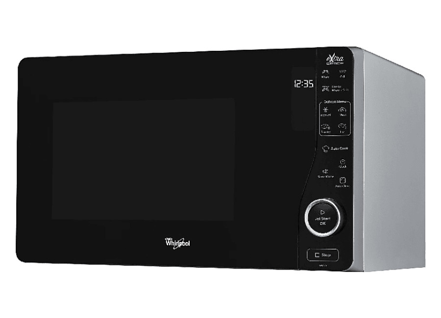 REACONDICIONADO Seminuevo Muy bueno Microondas con grill – Whirlpool MWF421SL, 800W, 6 niveles, Descongelación, 25 l, Negro