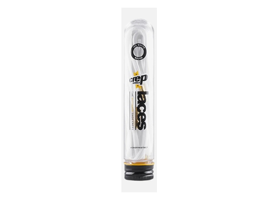 crep crep protect shoe laces round white /t
