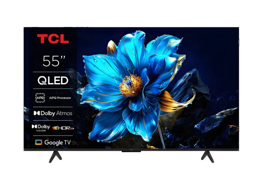 Televisor TCL TV TCL 55 pulgadas QLED 4K Dolby Vision Negro 55T69C