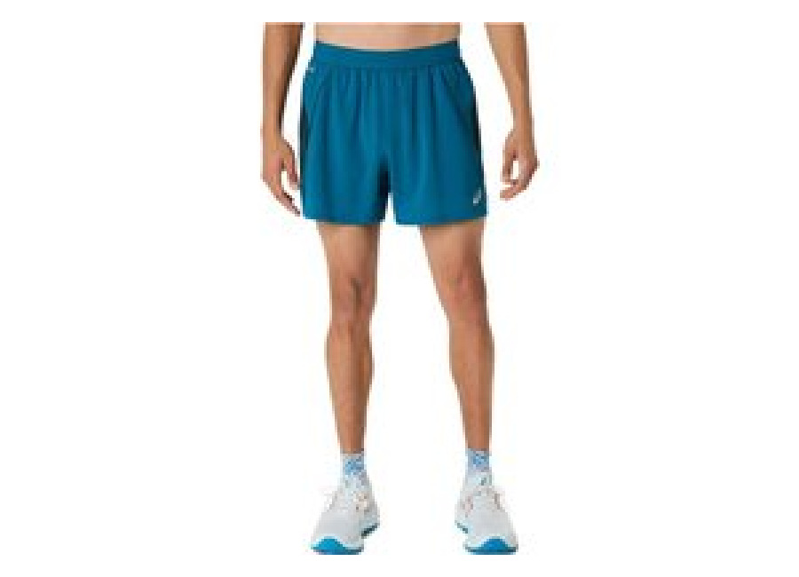 Asics Pantalones de Running ASICS Road 5In Short Hombre Azul/Azul Oscuro/Yamabuki