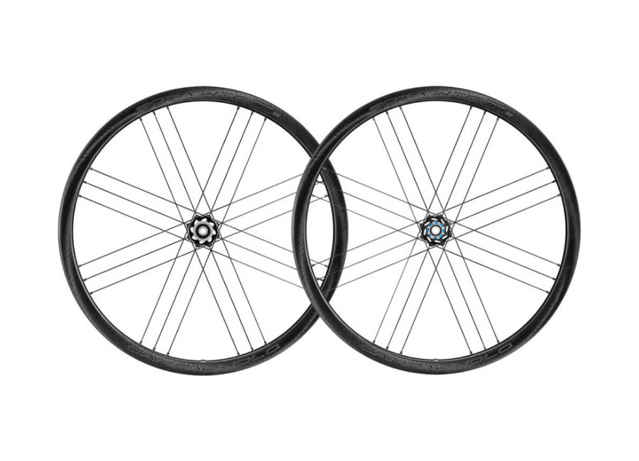 Juego de Ruedas Campagnolo Bora WTO 33 DISC Dark Label Cubierta 2WF, Grupos SRAM XDR 12