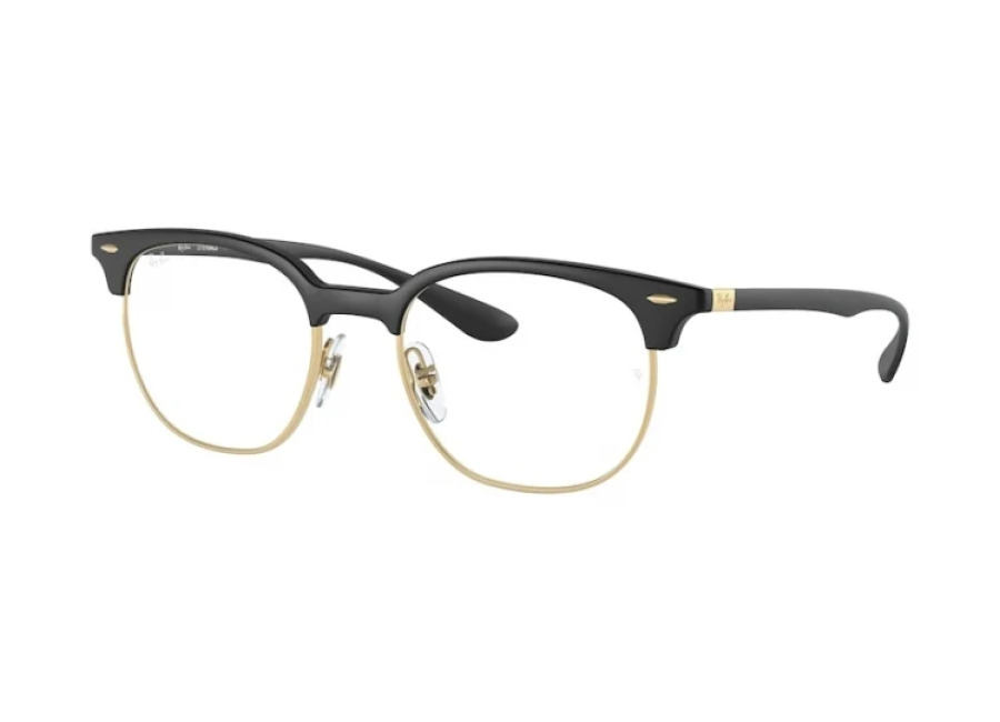 Ray – Ban Unisex Ray – Ban 8151 Monturas ópticas Ojeada Negro Transparente Cuadrada Norma