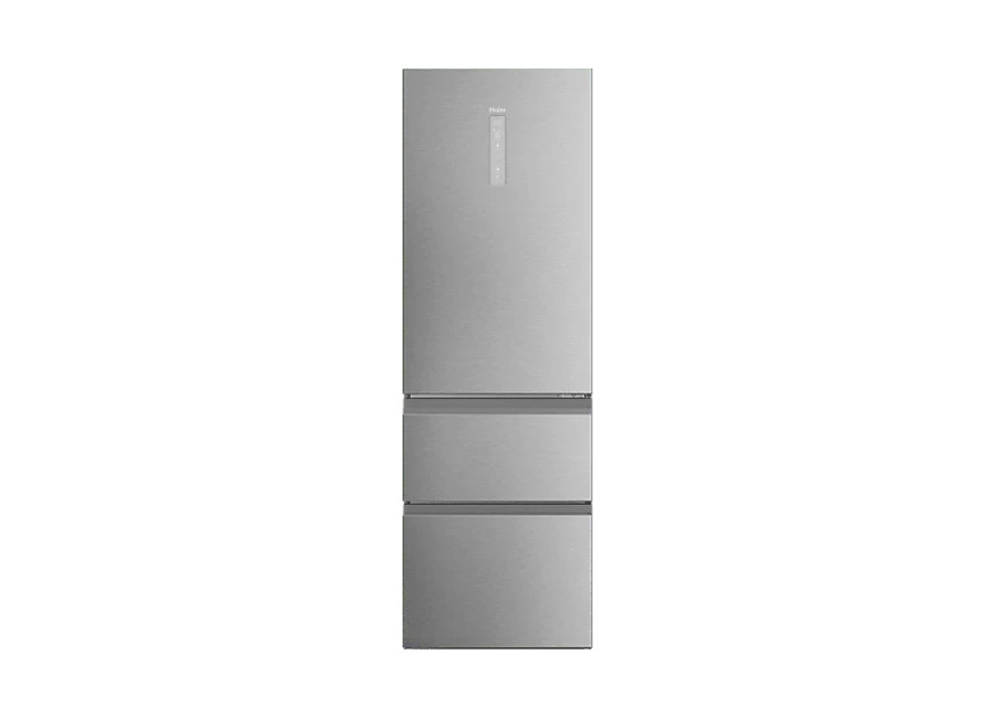 REACONDICIONADO Seminuevo Muy bueno Frigorífico combi – Haier 3D 60 Series 5 HTW 5618CNMG, No Frost, 185 cm, 360 l, Motor Inverter, Wi-fi, Plata