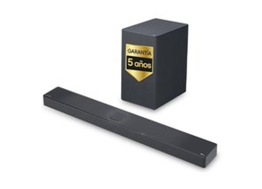 Outlet Barra de sonido para TV – LG SC9S, Bluetooth, 400W, 3.1.3 canales con Subwoofer, Dolby Atmos, DTS:X, IA Ready, Gris Oscuro – SC9S.OUTLET