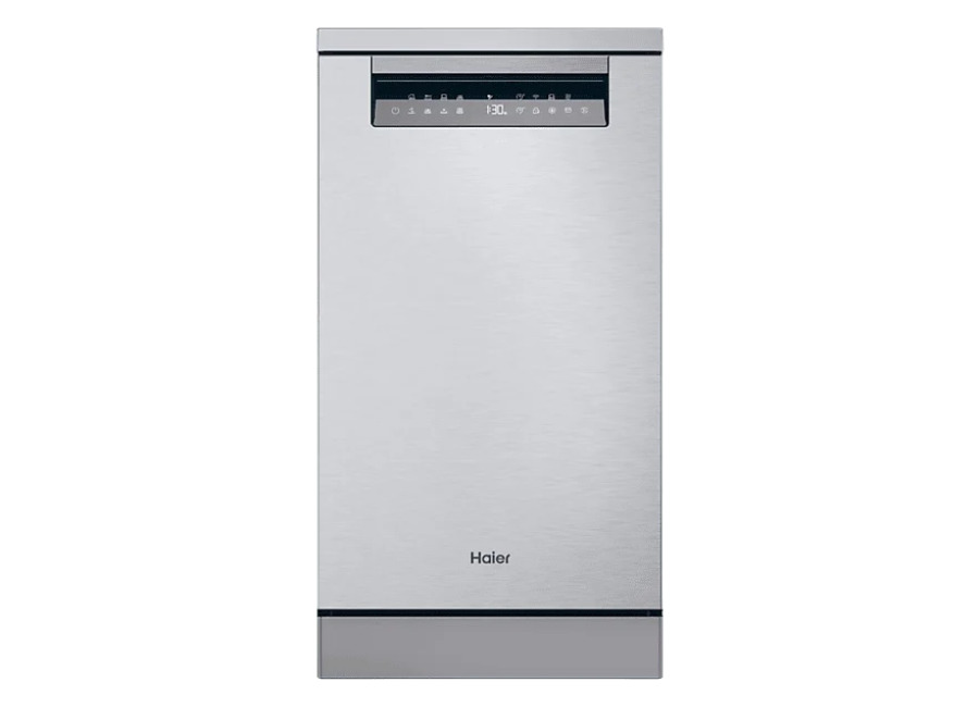 REACONDICIONADO Seminuevo Bueno Lavavajillas – Haier I-Pro Shine Series 5 XF1C3TB1FX, 11 servicios, 8 programas, 45 cm, Motor Inverter, Wi-Fi, Inox