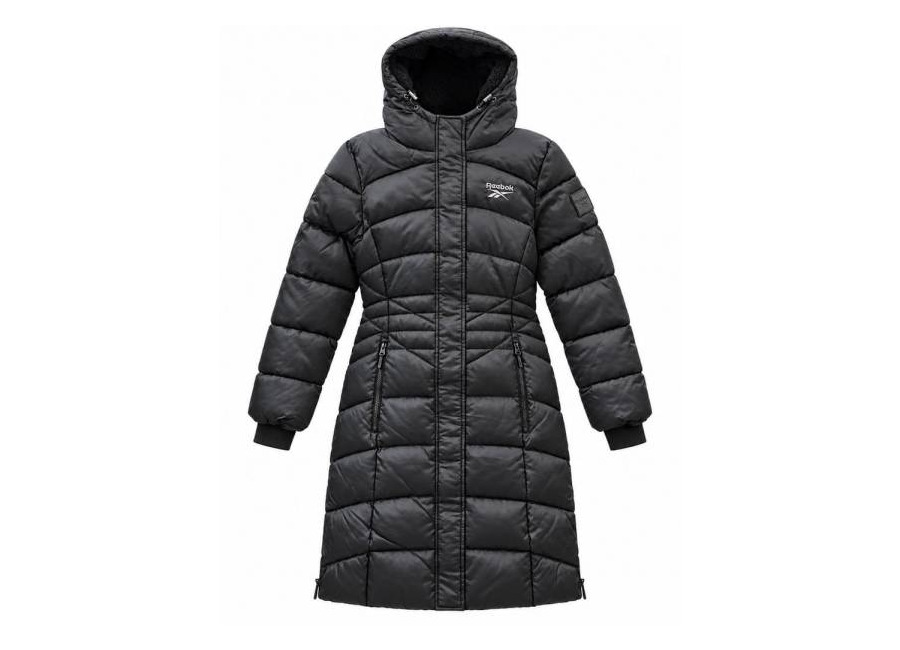 Reebok Long Puffer Mujer Chaquetón largo OLRB2163-Negro