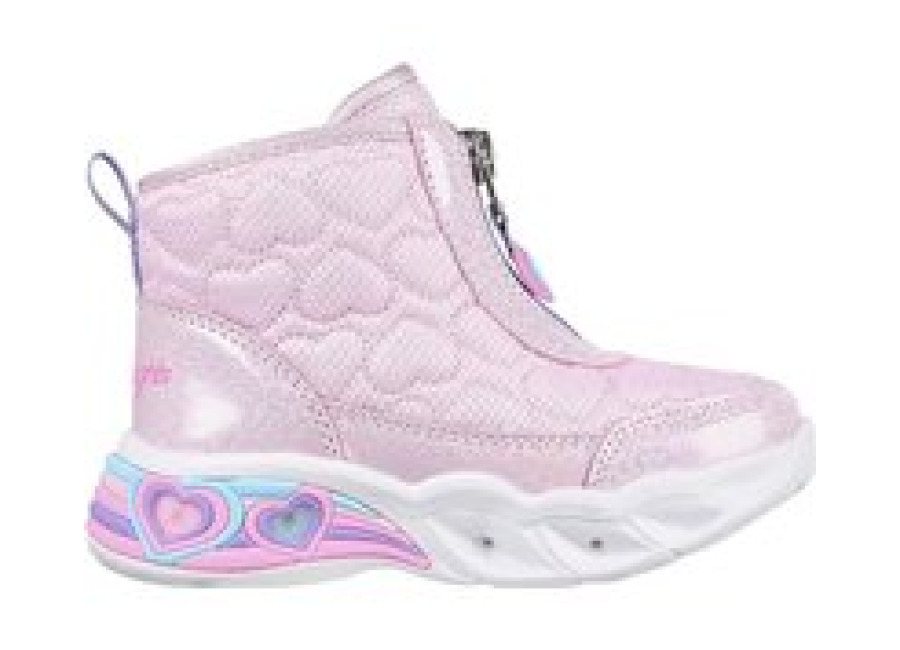 Botines Skechers Heart Hugger Rosa Niño