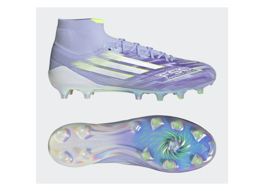 Botas F50 Sparkfusion Elite Mid para césped natural seco y césped artificia