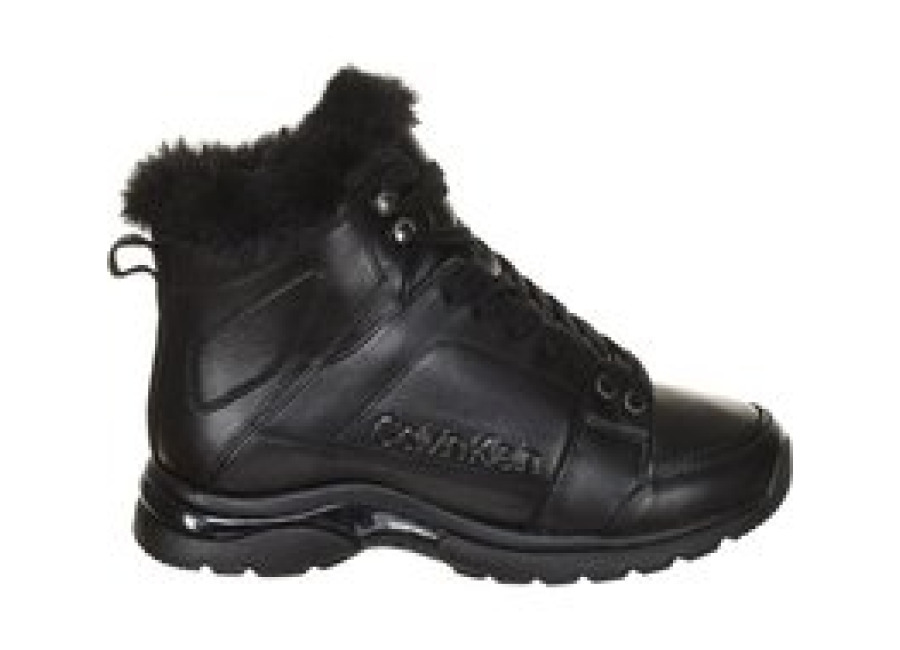 Calvin Klein-Sneaker abotinado Candal de piel B4N12166 para Mujer