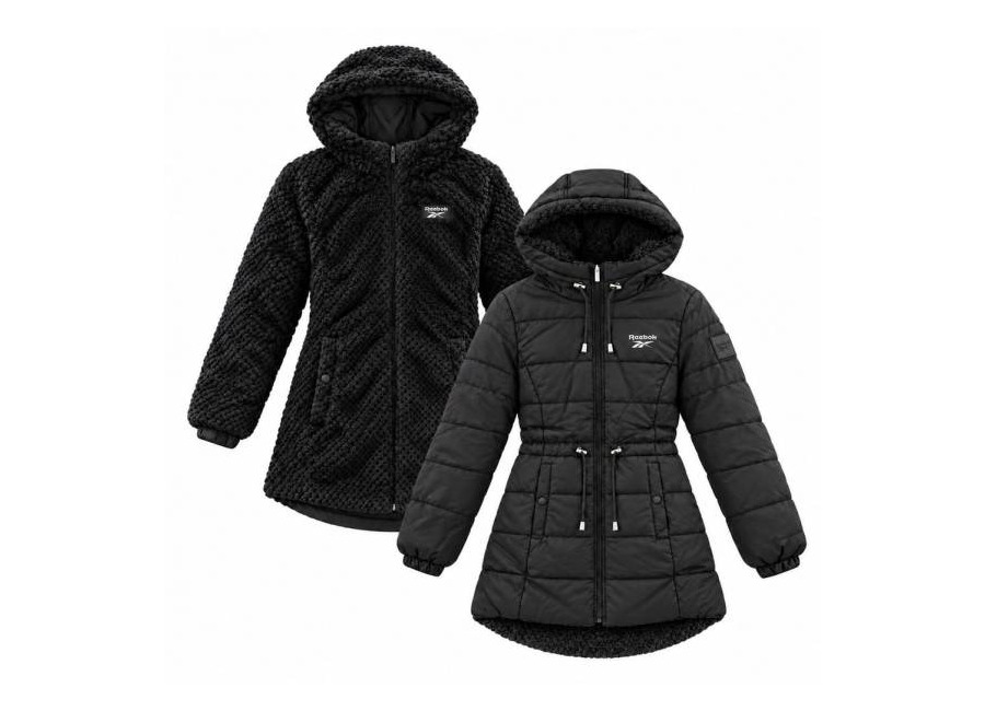 Reebok Reversed to Snow Mujer Reversible-Chaquetón OLRB2266-Negro