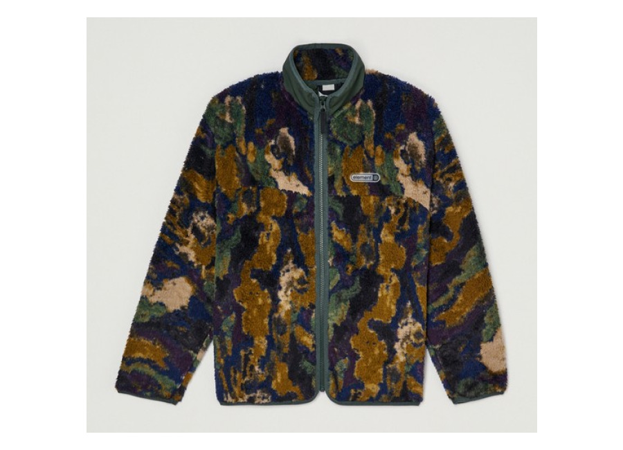 element bark camo classic – chaqueta polar multi chicos 8