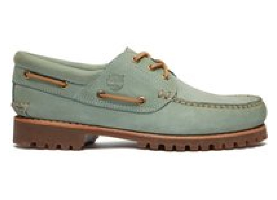 Timberland Authentic Boat Shoe Medium Green Nubuck | Zapatos con Cordones Outlet | Hombre | Verde