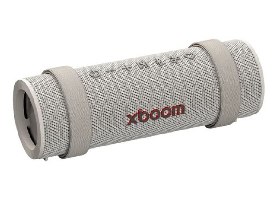 Altavoz Portátil Bluetooth Lg Xboom Grab By Will.i.am Gris Cálido