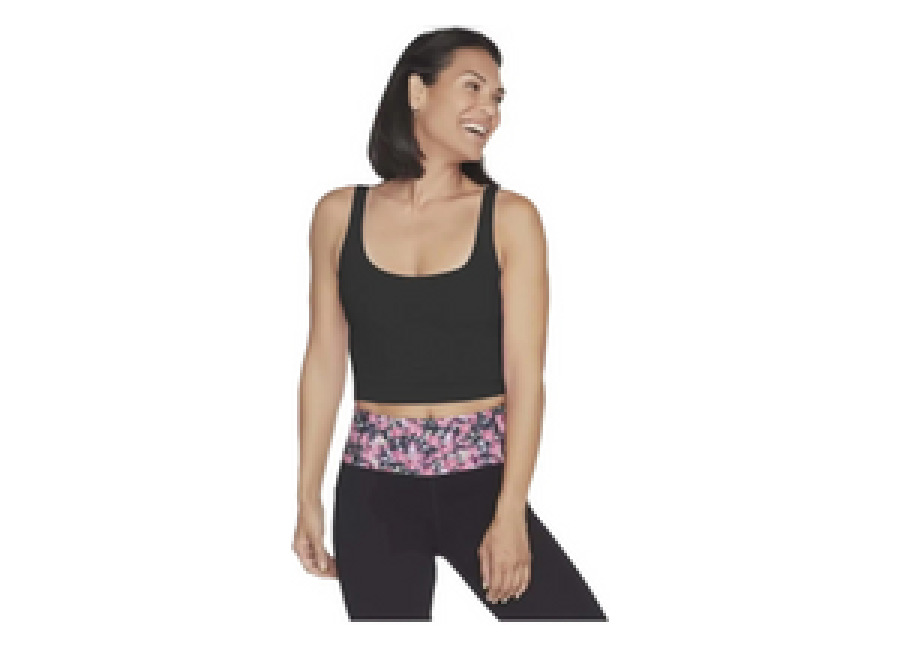 Top deportivo Skechers Goflex Joy Longline para mujer – Top sujetador para deportes running danza de sujeción ligera