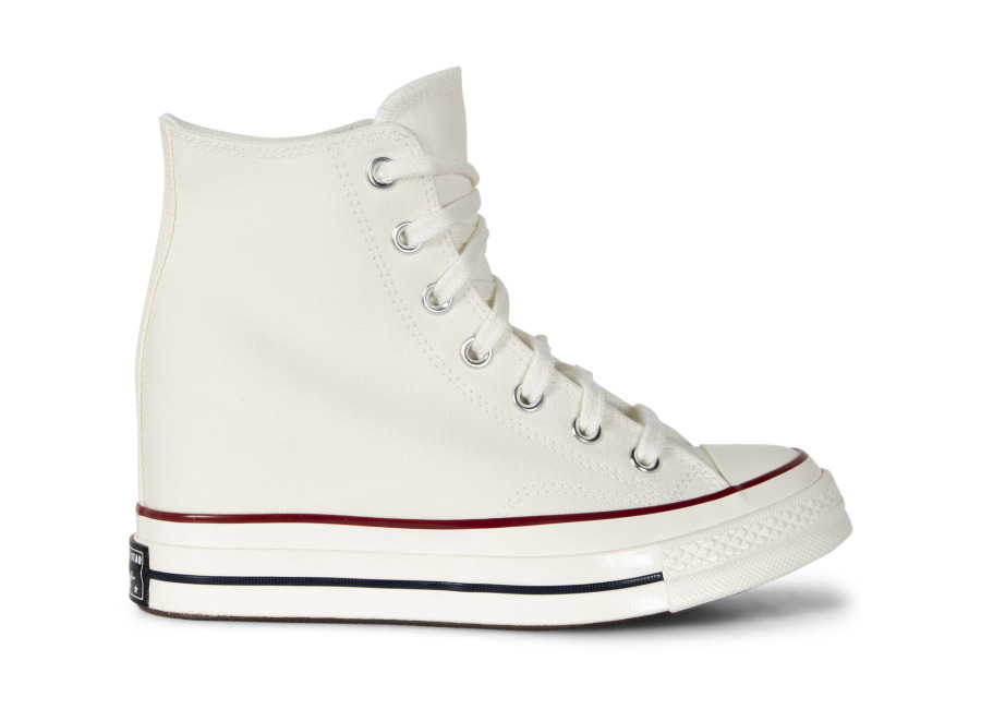 Converse Chuck 70 Wedge Hi Egret/black/red Egret/black/red | Zapatillas Deportivas Outlet | Mujer | Negro