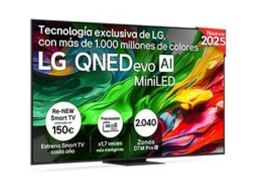 Smart TV LG QNED evo AI QNED86 86 pulgadas MiniLED 4K 2025 – 86QNED86A6A