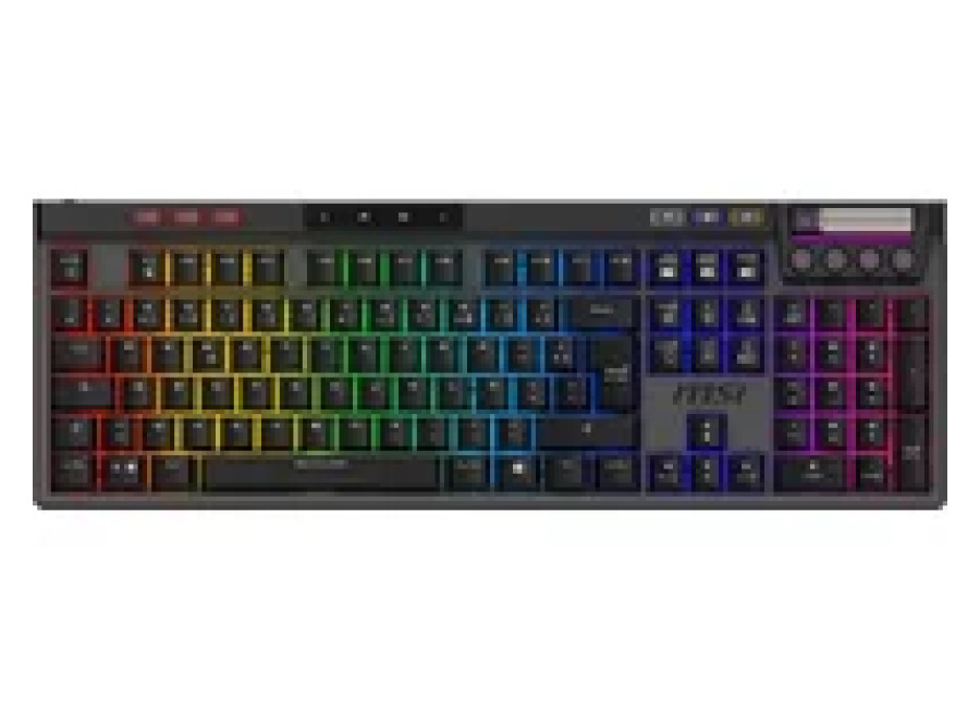 Teclado Gaming MSI Strike Pro Wireless ES Inalámbrico Mecánico Hot-Swap RGB Negro