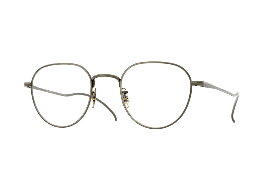 Oliver Peoples Unisex Oliver Peoples TK-16 5284 Monturas ópticas Titanio Oro Transparente Pantos Norma