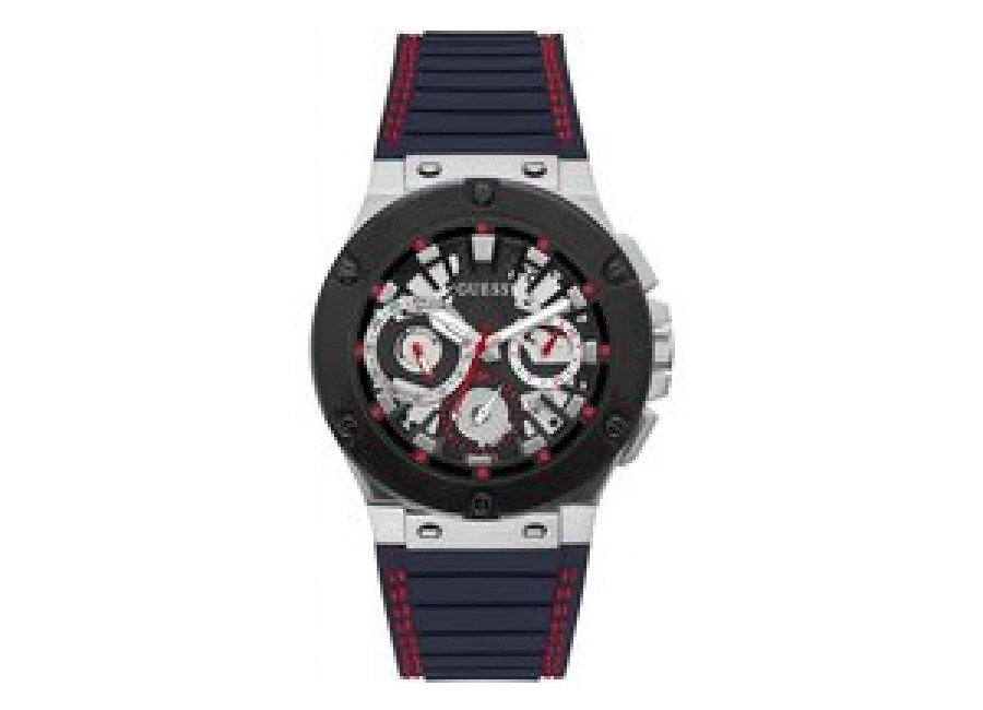 Reloj De Pulsera Guess Gw0487g1 Para Hombre Circuit Acero / Caucho