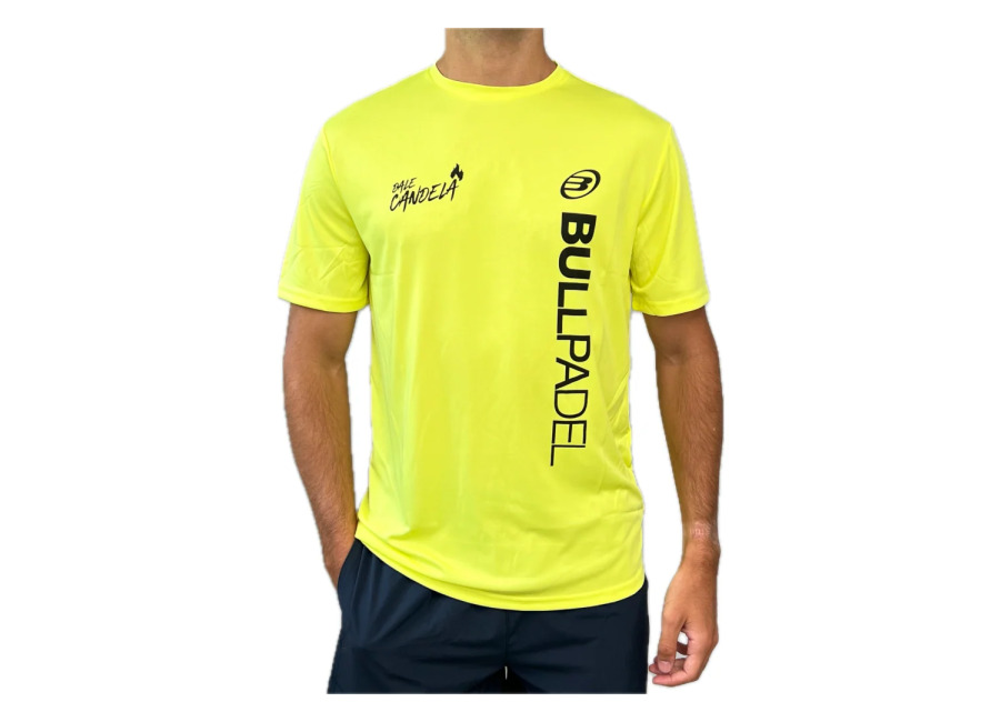 Bullpadel DALE CANDELA PM Amarillo (Camiseta)
