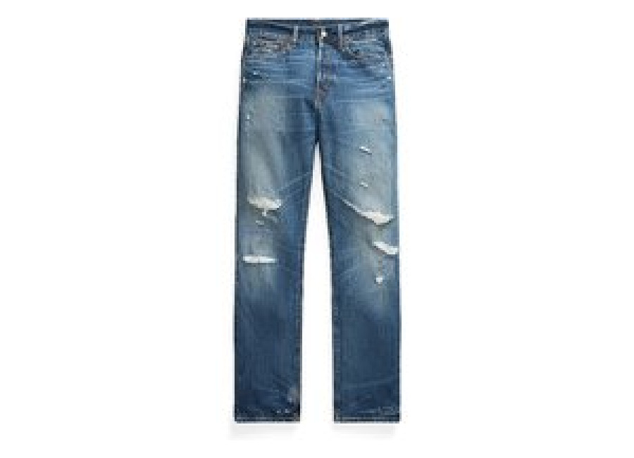 Polo Ralph Lauren Vaqueros de corte recto azul 30