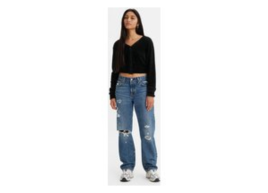 Levi’s 501 Straight Jeans Blue Talla: W23L30 | Vaqueros Rectos Outlet | Mujer | Azul