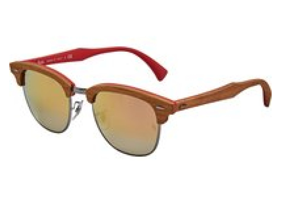 Ray-Ban-Gafas de Sol Hombre Clubmaster Wood RB3016