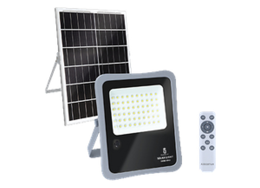 Aigostar – Foco proyector LED solar con mando a distancia, 300W, 6500W luz blanca. Resistente al agua IP6