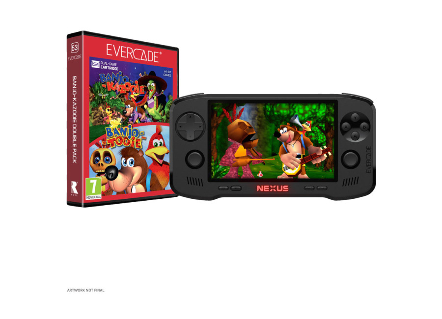 Consola Evercade Nexus + Banjo Kazooie Double Pack (2)