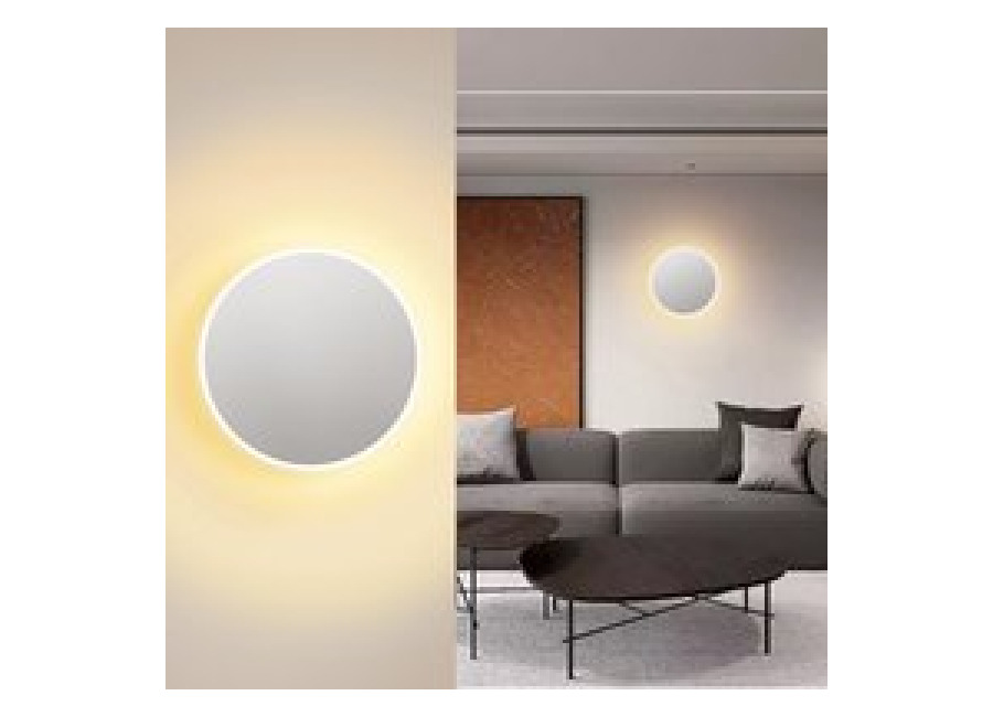 💡 Aplique de pared blanco de 6.5W: iluminación eficiente y sencilla