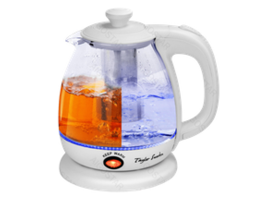 Taylor Swoden Vanilla – Hervidor de cristal de 1 litro, 2200W, Hervidor de agua eléctrico con iluminación