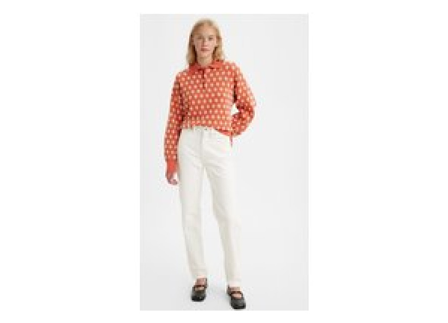 Levi’s 80s Straight Jeans Ecru Talla: W23L28 | Vaqueros Rectos Outlet | Mujer | Marrón