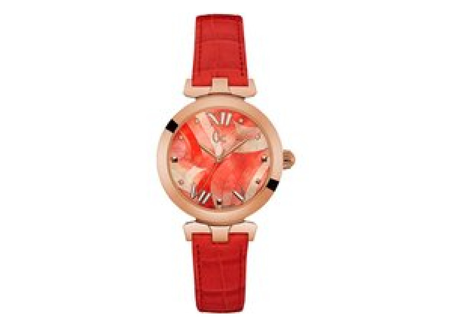 Reloj Guess Ladybelle Rojo para Mujer, Movimiento Suizo